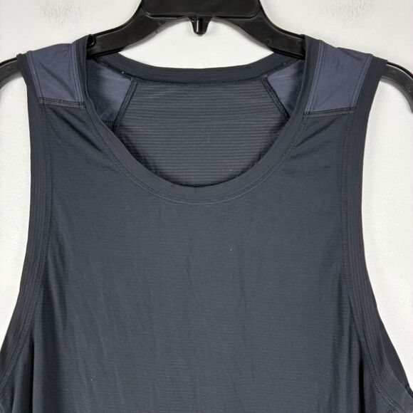 Lululemon Black Muscle Tank Top Womens 10 Sleeveless Athletic No Tag No Sz Dot - Picture 2 of 5